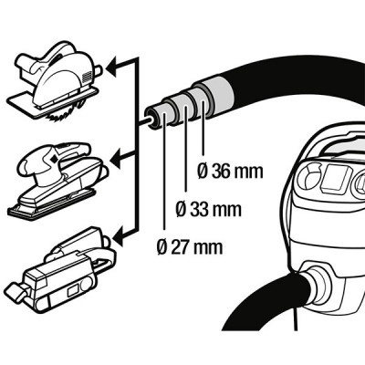 Набор для подключения электроинструмента для пылесосов Karcher MV, WD, арт. 2.863-112